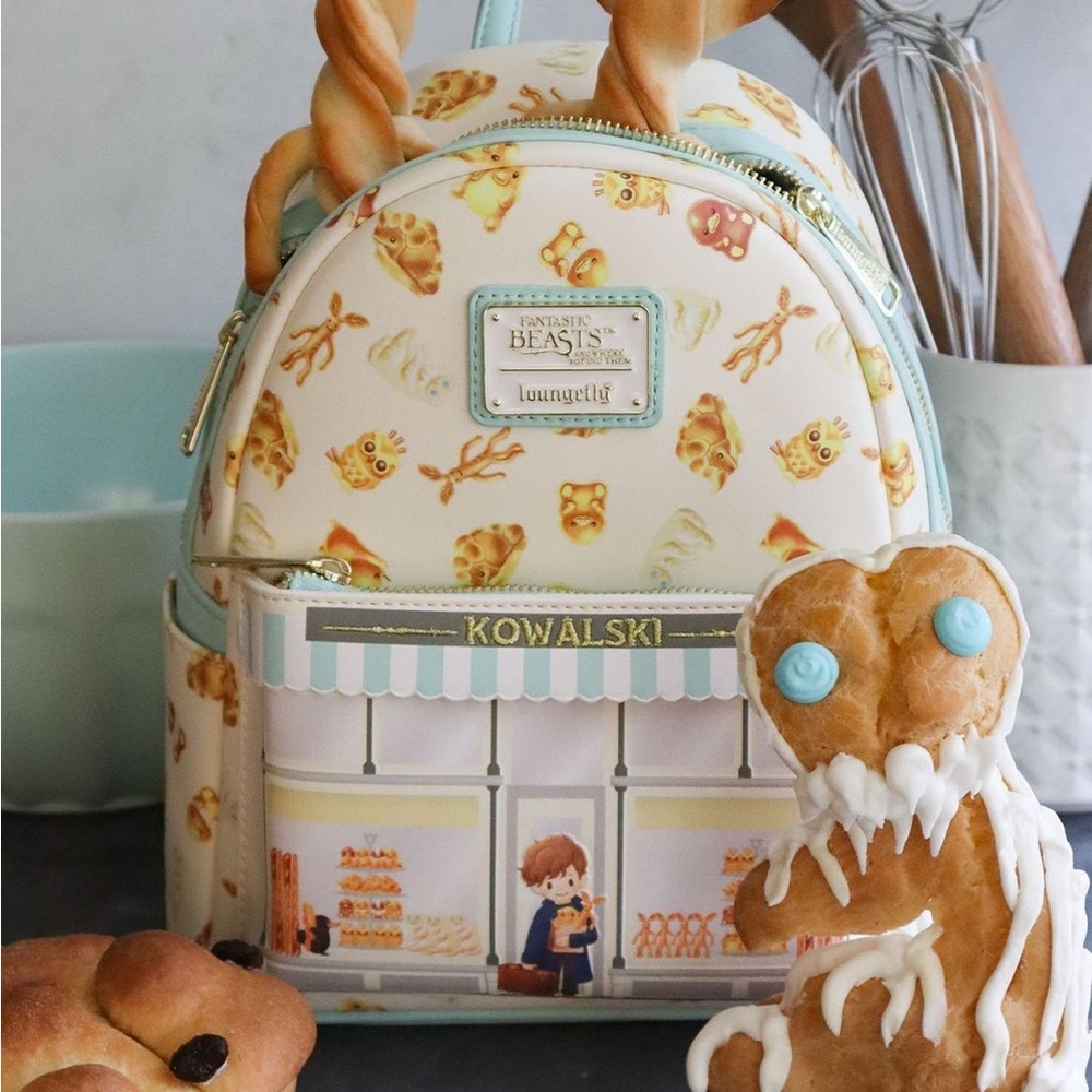Loungefly Harry Potter Fantastic Beasts Kowalski Bakery Mini Backpack
